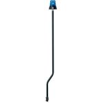 FLASHING LIGHTBLUE ON POLE