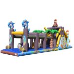 INFLATABLE BOUNCER TRACK PIRATES