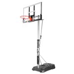 Spalding Basketball silver hercules outdoor portable hoop