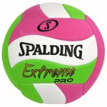 Spalding volleyball extreme pro green pink