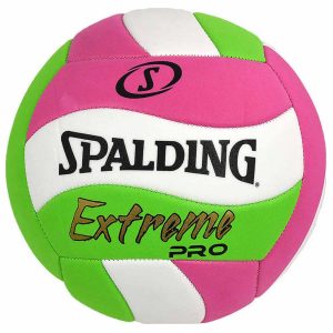 Spalding volleyball extreme pro green pink