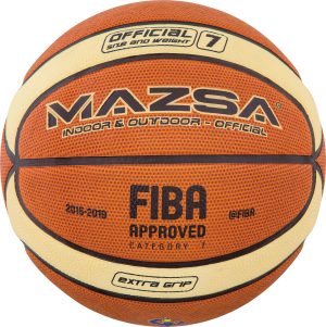 BASKET BALL OUTDOOR FIBA APROOVED MAZSA 0BB Size No 7