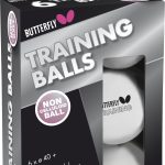 Μπαλάκια Ping Pong Butterfly Training 40+ 6 Τεμάχια Λευκά