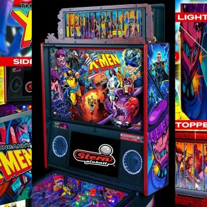 PINBALL MACHINE X MEN UNCANNY ORIGINAL ACCESSORIES